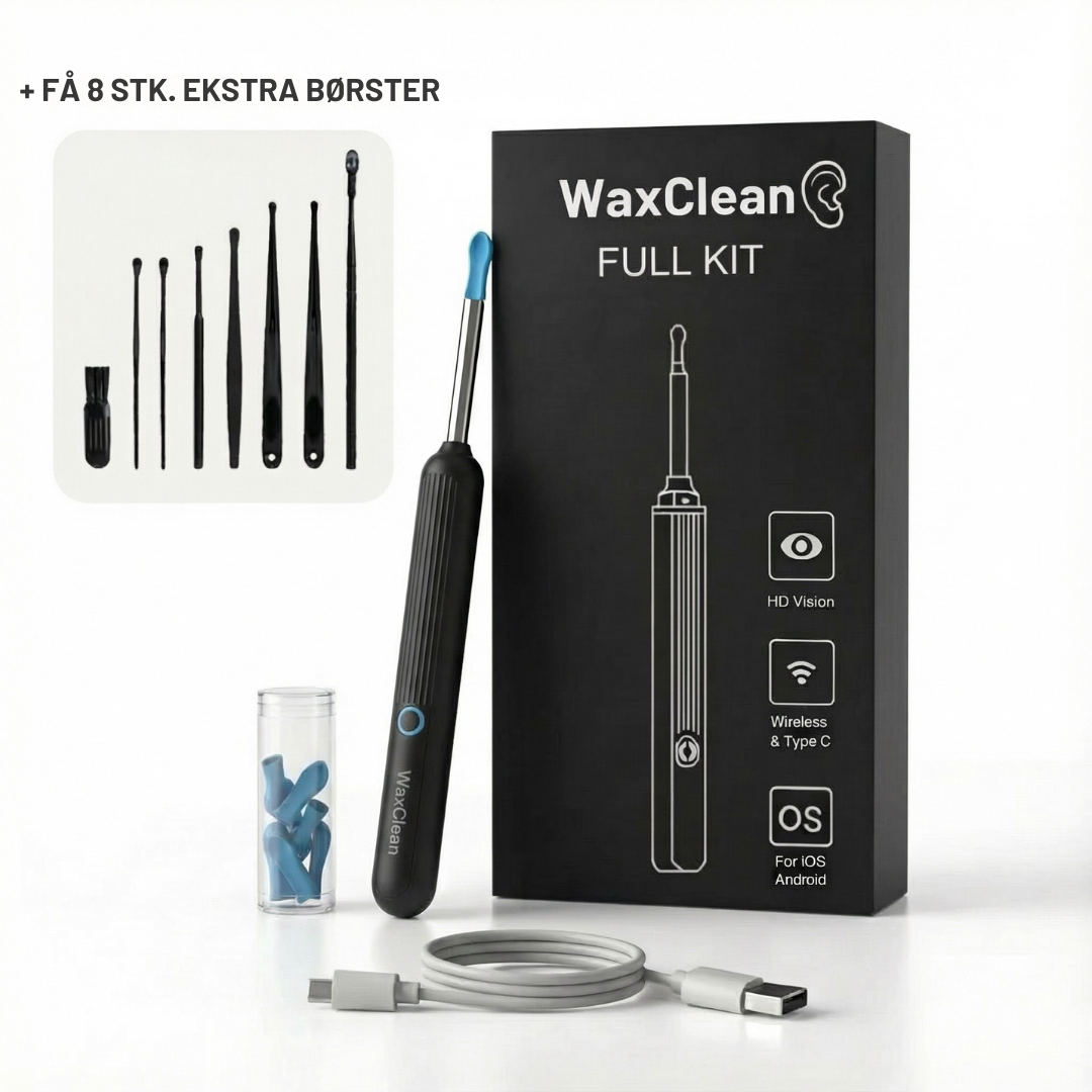 WaxClean™ – Smart ørerens med avanceret teknologi