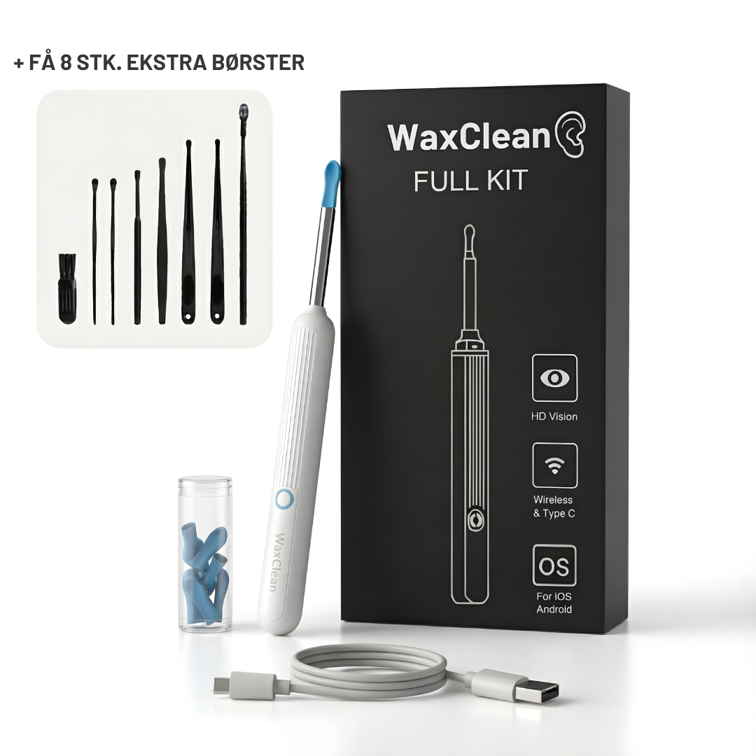 WaxClean™ – Smart ørerens med avanceret teknologi