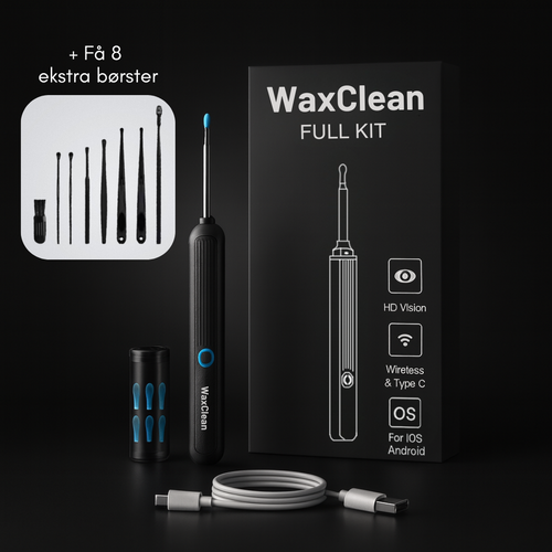 WaxClean™ – Smart ørerens med avanceret teknologi