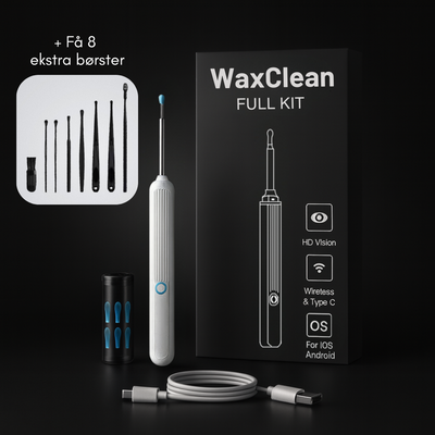 WaxClean™ – Smart ørerens med avanceret teknologi