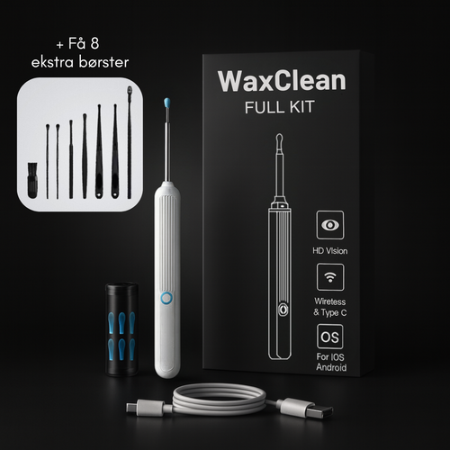 WaxClean™ – Smart ørerens med avanceret teknologi