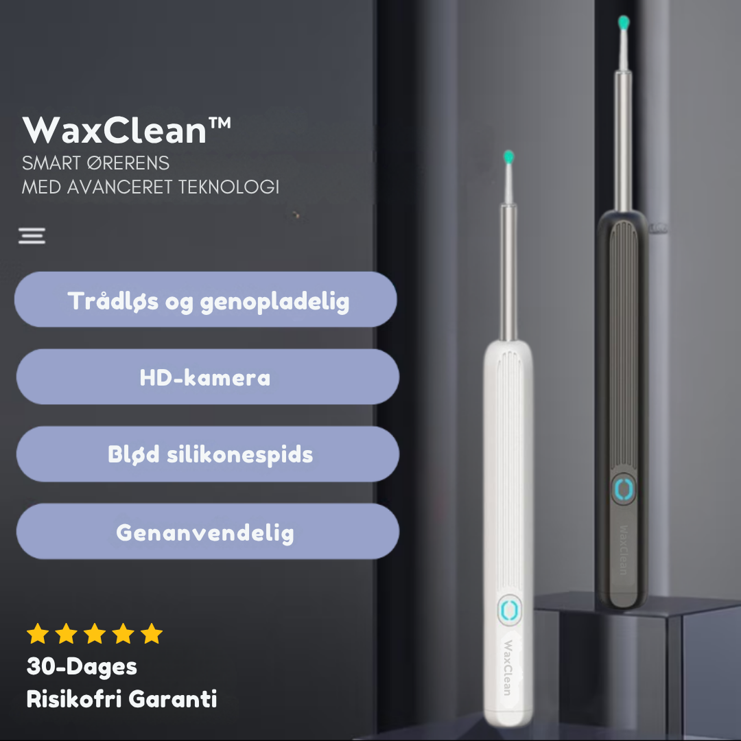 WaxClean™ – Smart ørerens med avanceret teknologi